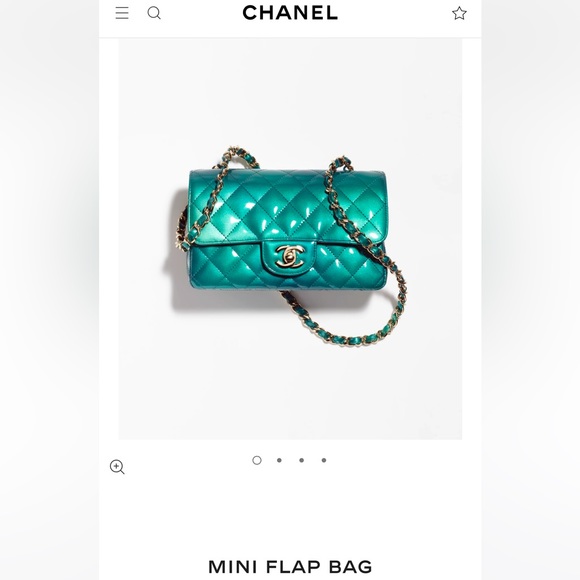 CHANEL MINI MERMAID PATENT FLAP - Picture 5 of 15